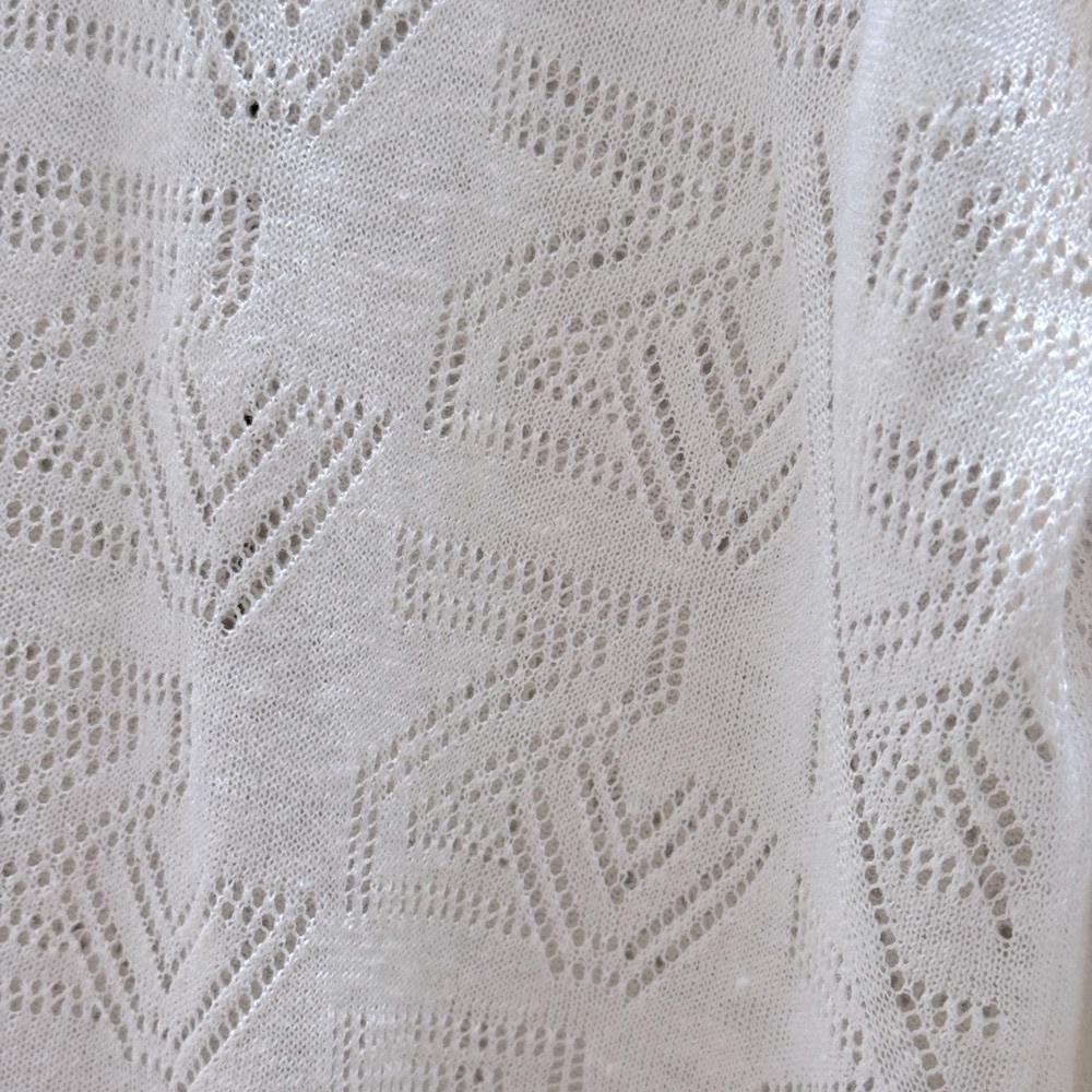 Zadig & Voltaire Monogram Knit Nila Open Front Long Sleeve Cardigan - Picture 11 of 15